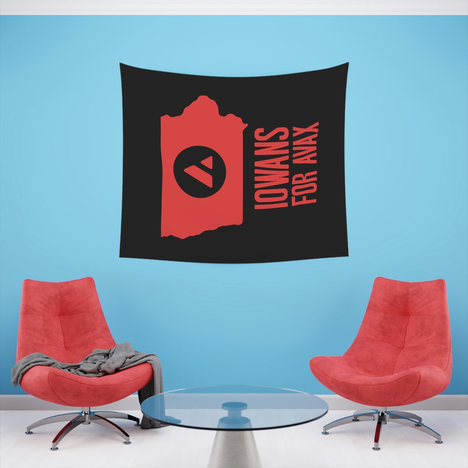 Iowans for Avax | Wall Tapestry