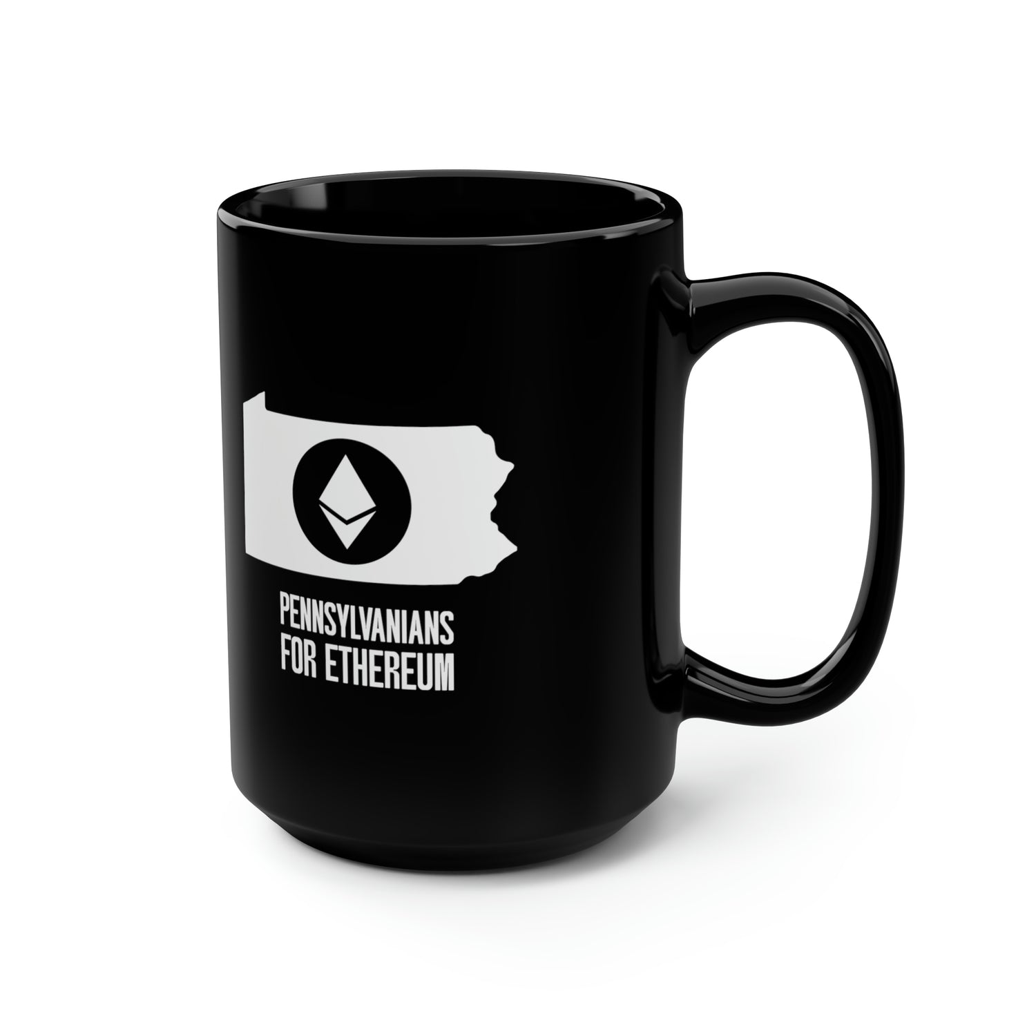 Pennsylvanians for Ethereum | Black Mug