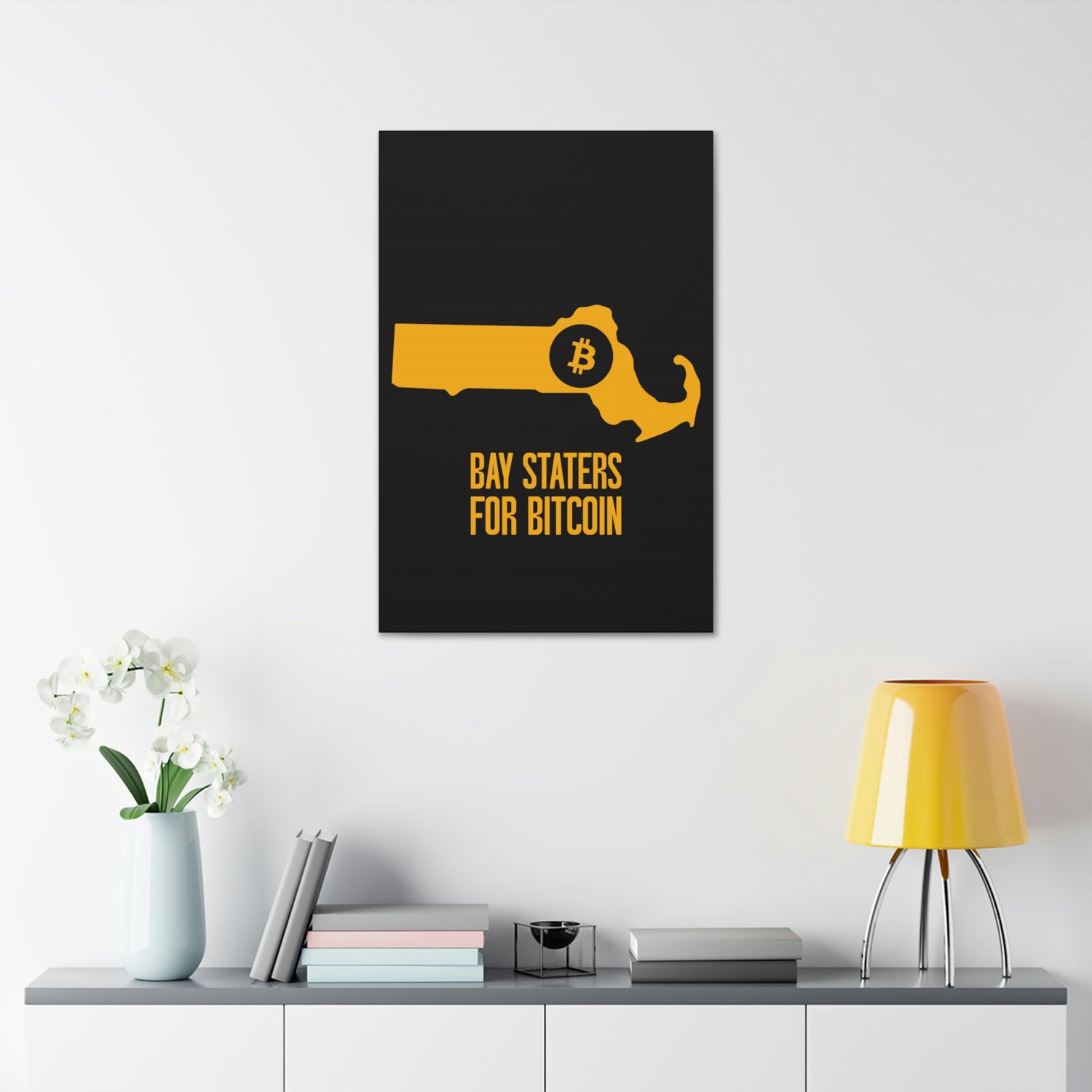 Bay Staters for Bitcoin | Wall Canvas