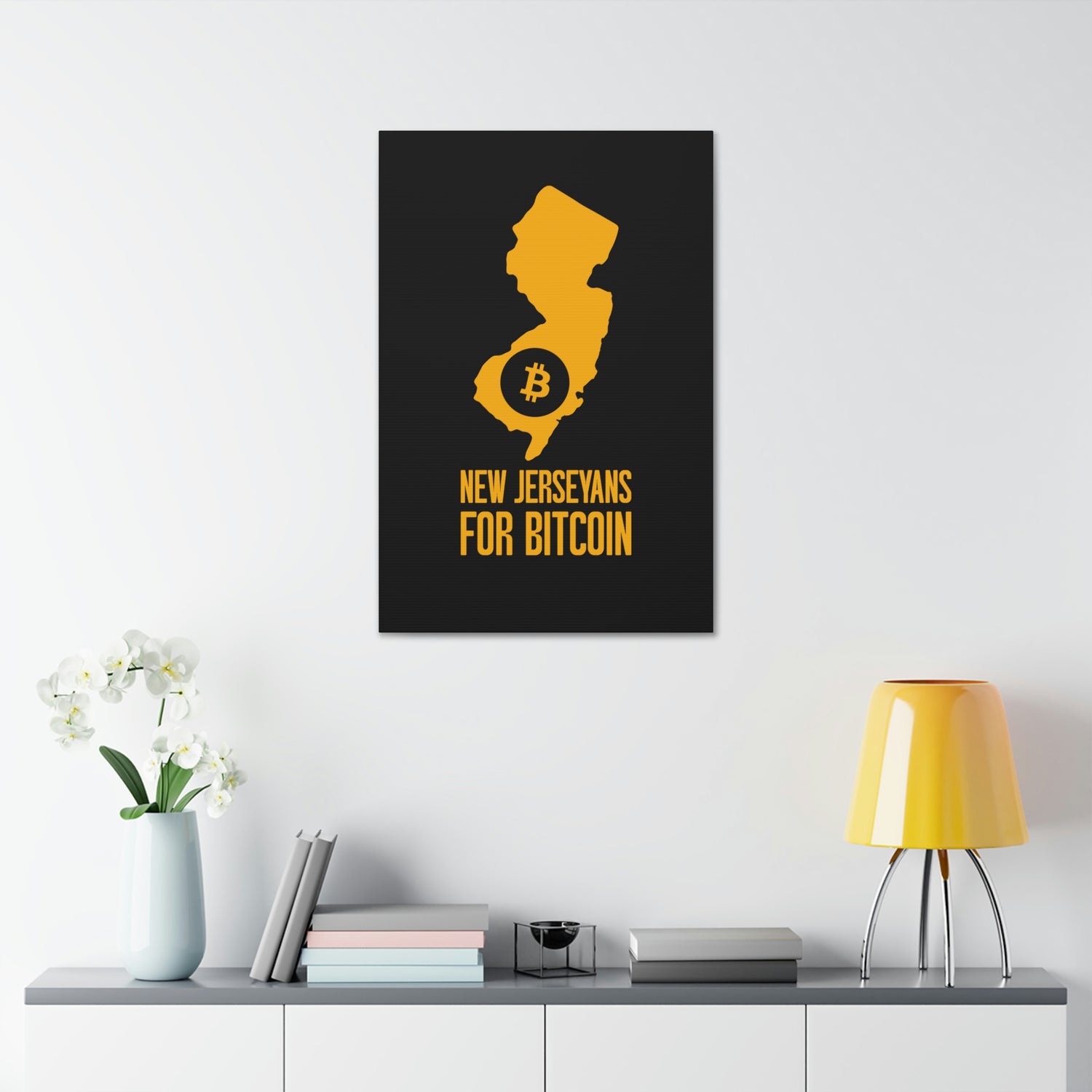 New Jerseyans for Bitcoin | Wall Canvas