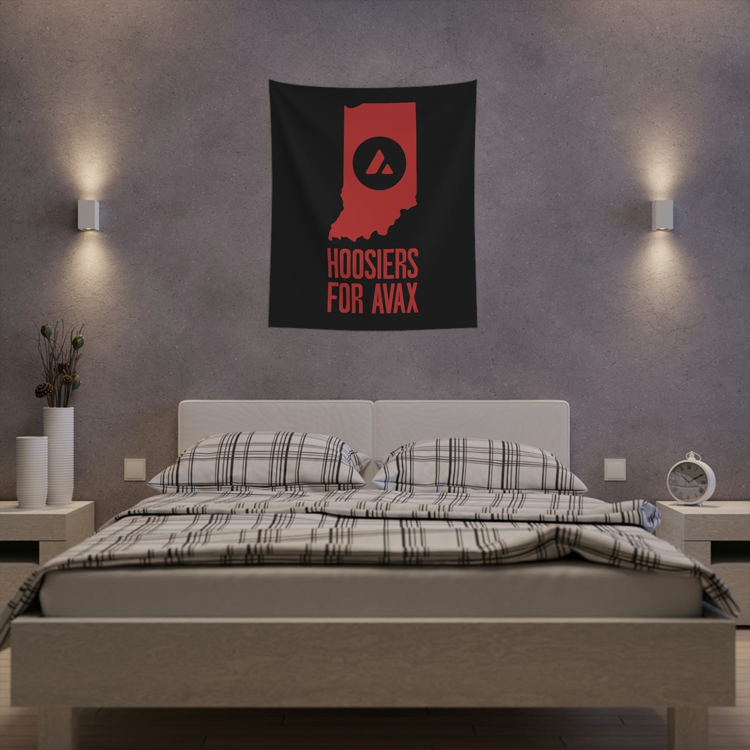 Hoosiers for Avax | Wall Tapestry