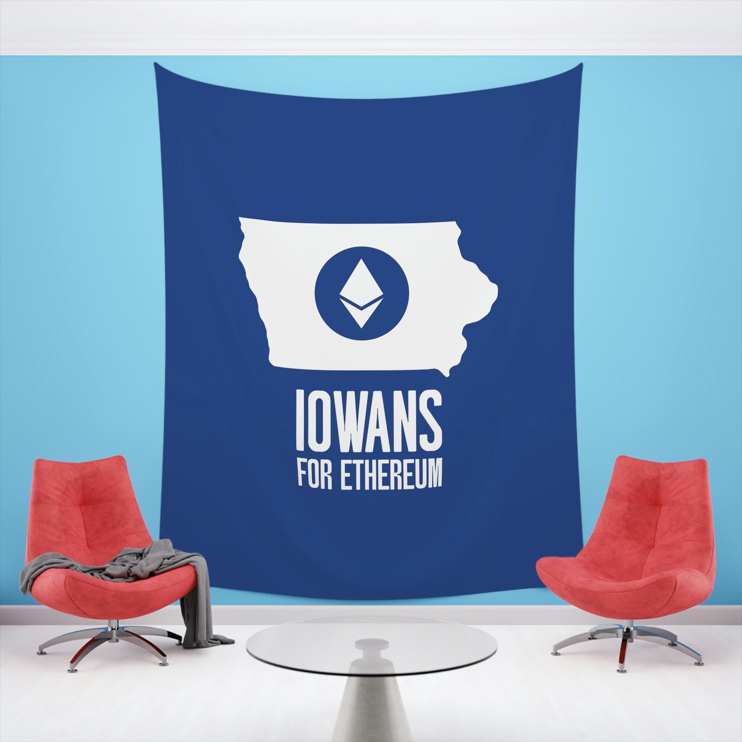 Iowans for Ethereum | Wall Tapestry