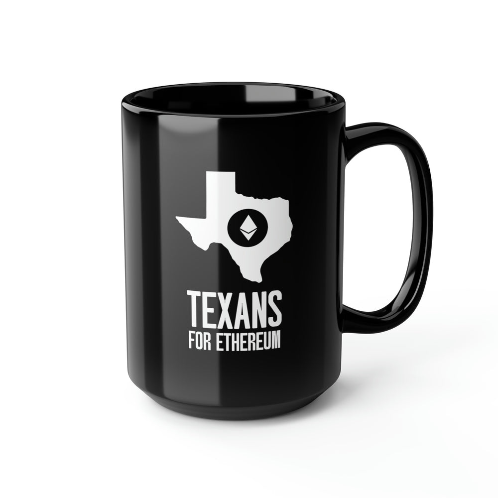 Texans for Ethereum | Black Mug