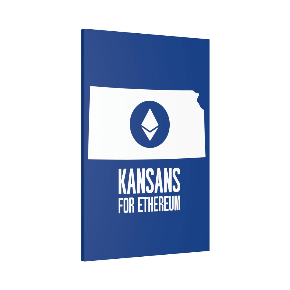 Kansans for Ethereum | Wall Canvas