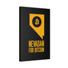 Nevadans for Bitcoin | Wall Canvas