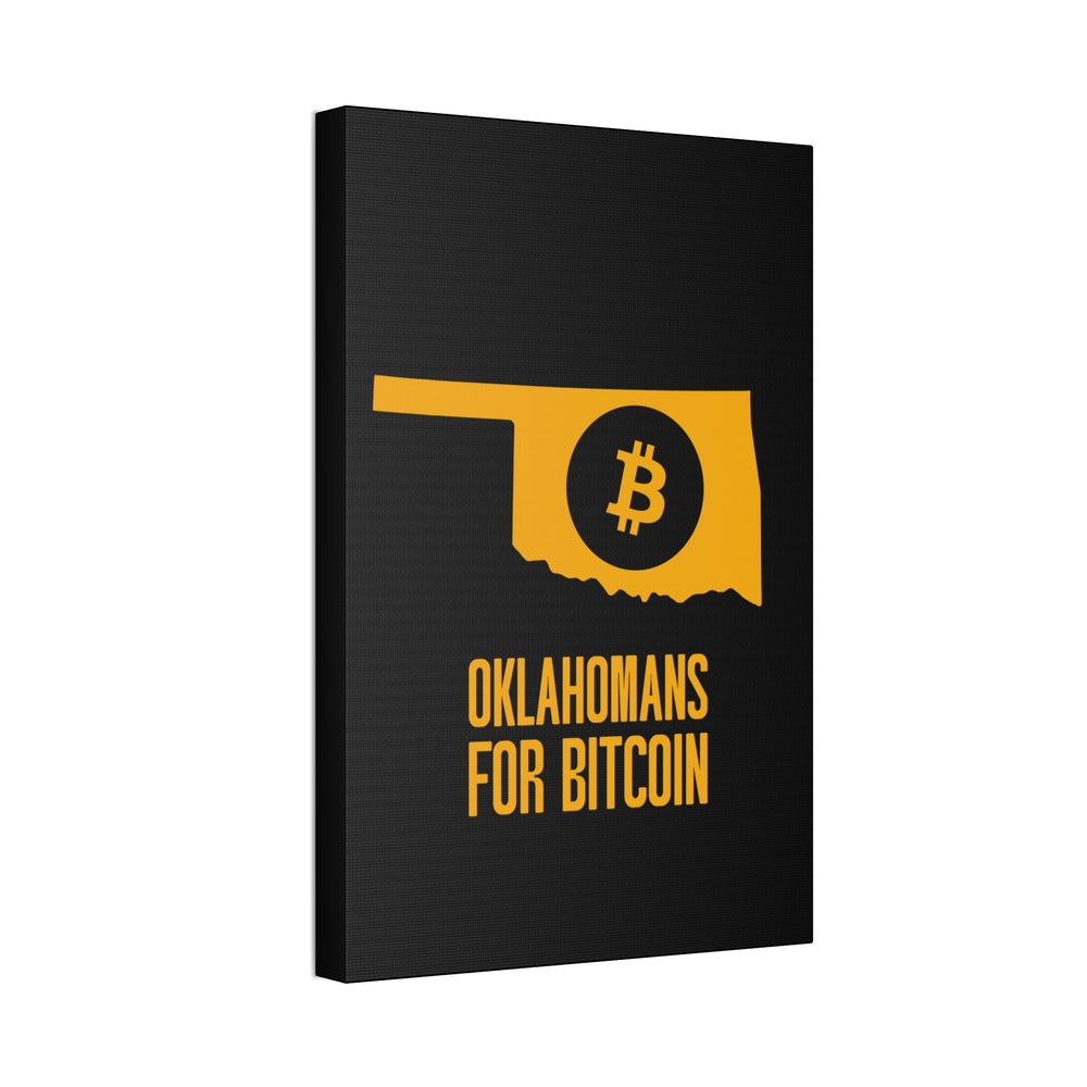 Oklahomans for Bitcoin | Wall Canvas