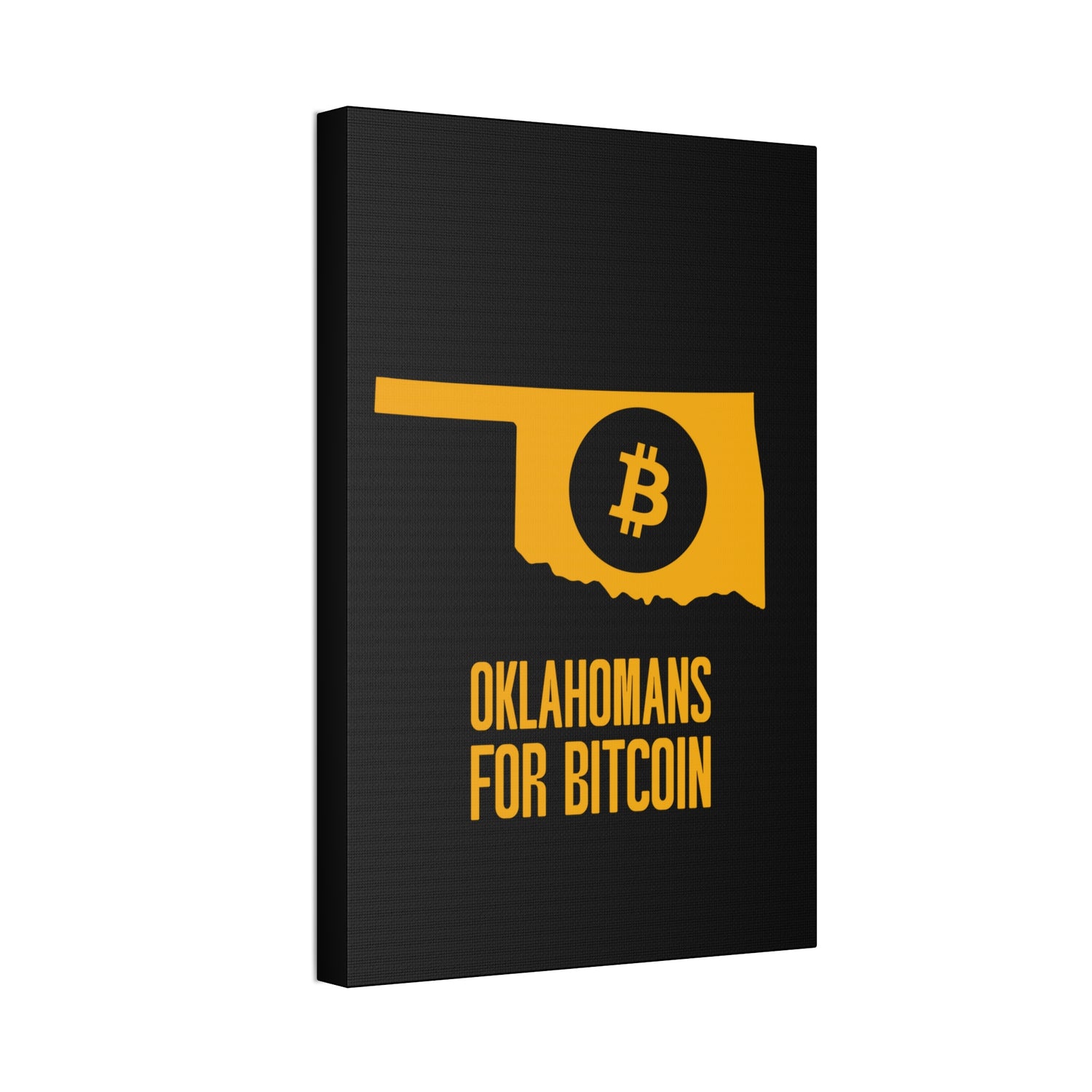 Oklahomans for Bitcoin | Wall Canvas