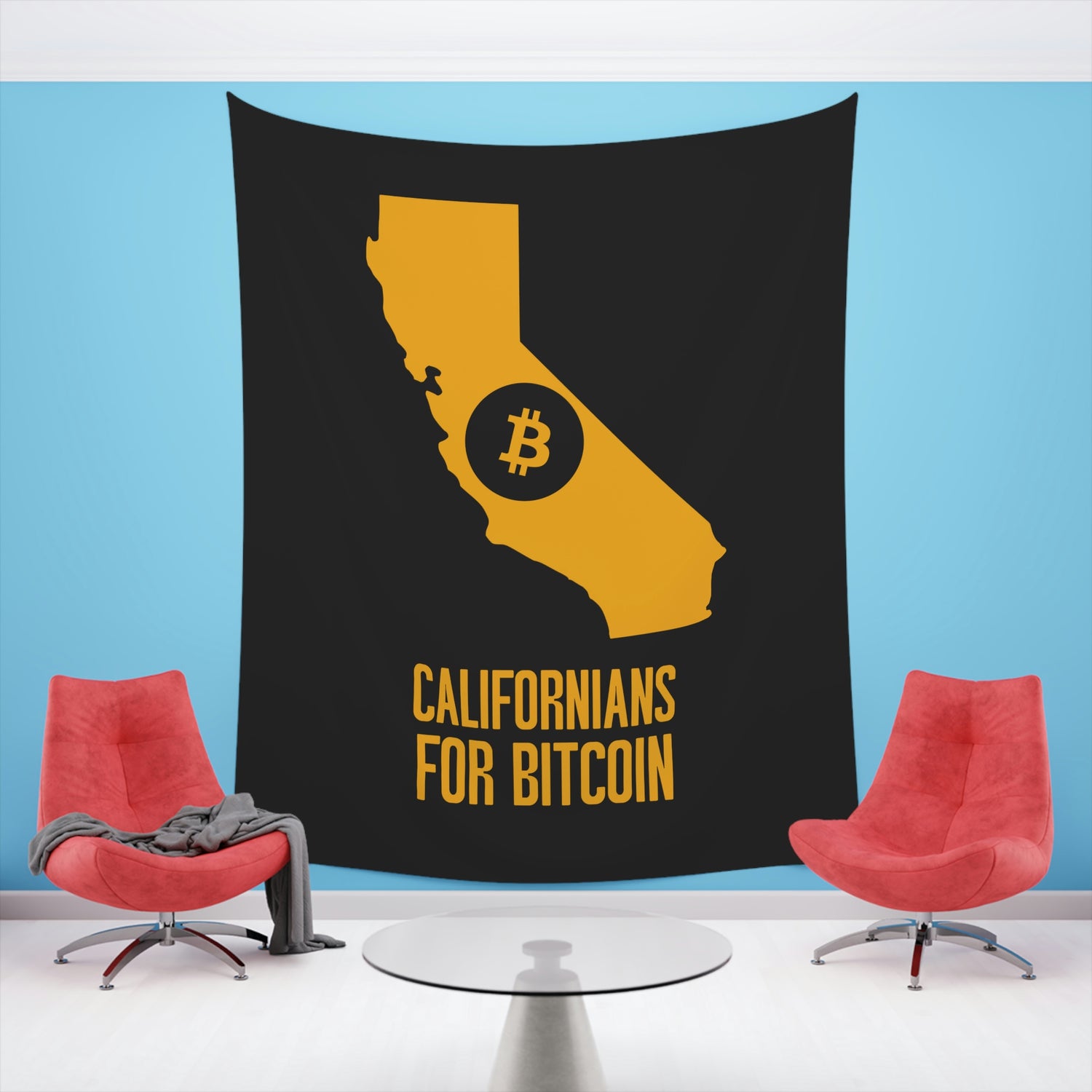 Californians for Bitcoin | Wall Tapestry