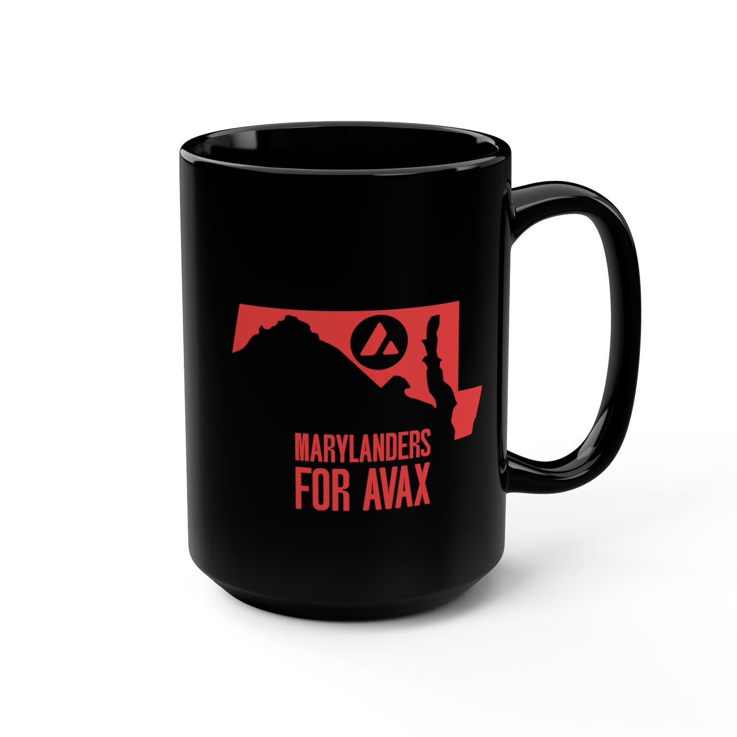 Marylanders for Avax | Black Mug