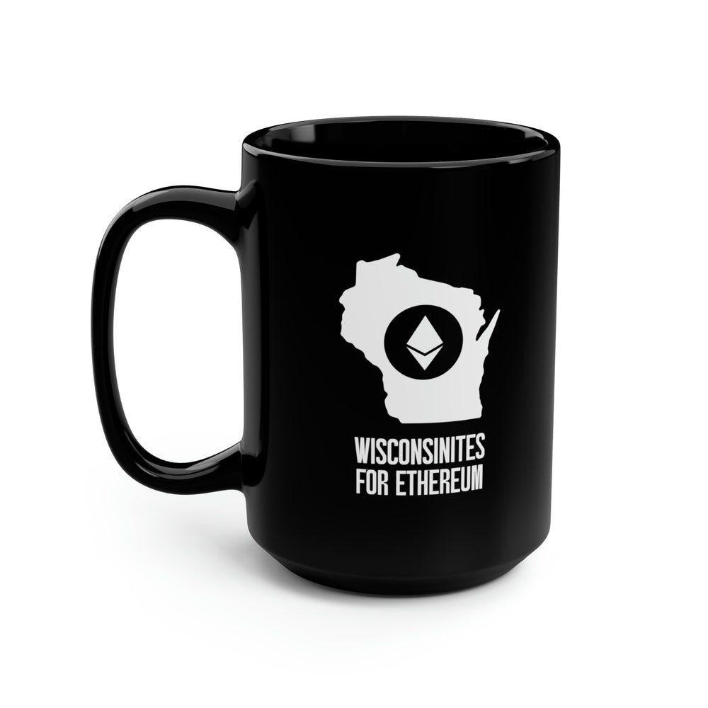 Wisconsinites for Ethereum | Black Mug