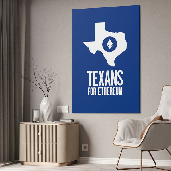 Texans for Ethereum | Wall Canvas