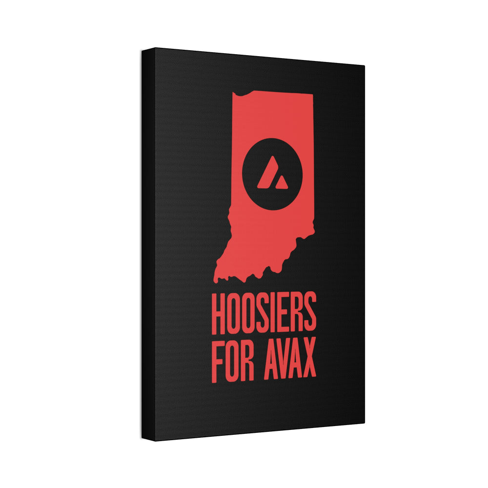 Hoosiers for Avax | Wall Canvas