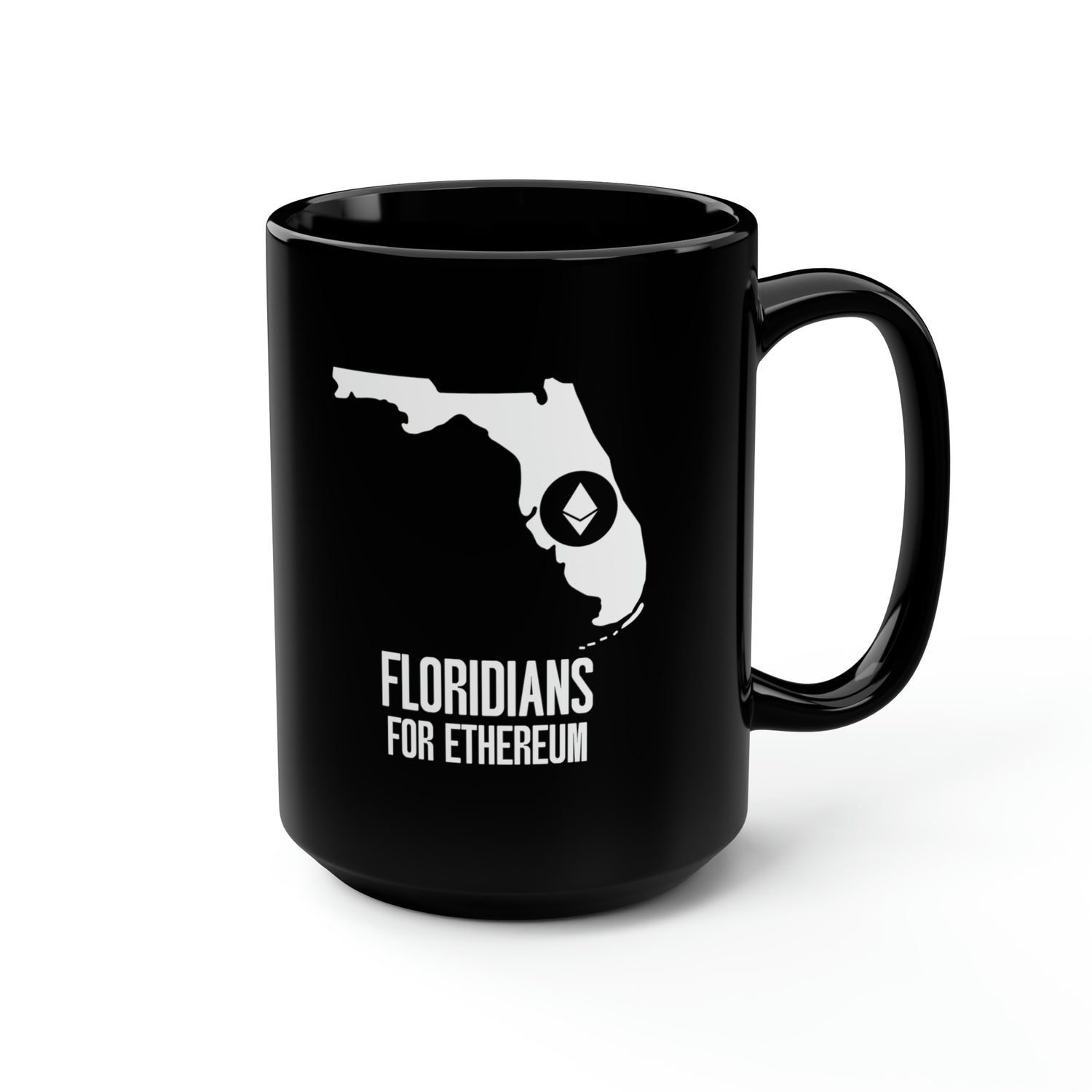 Floridians for Ethereum | Black Mug