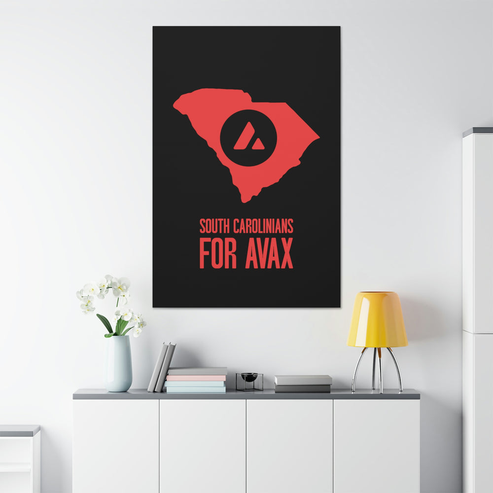 South Carolinians for Avax | Wall Canvas