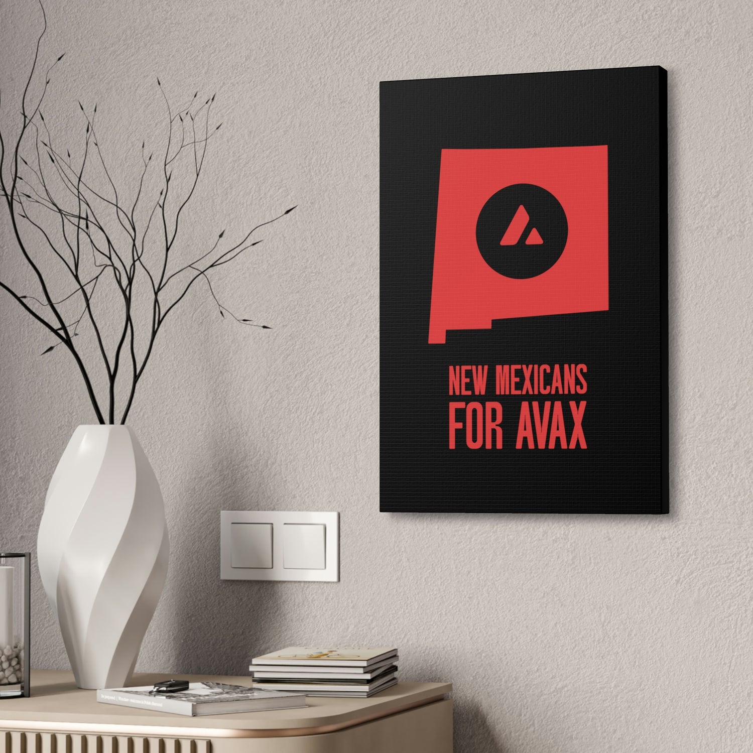 New Mexicans for Avax | Wall Canvas