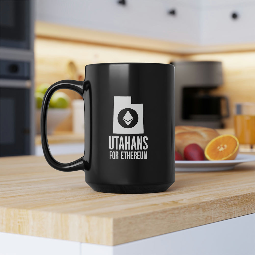 Utahans for Ethereum | Black Mug