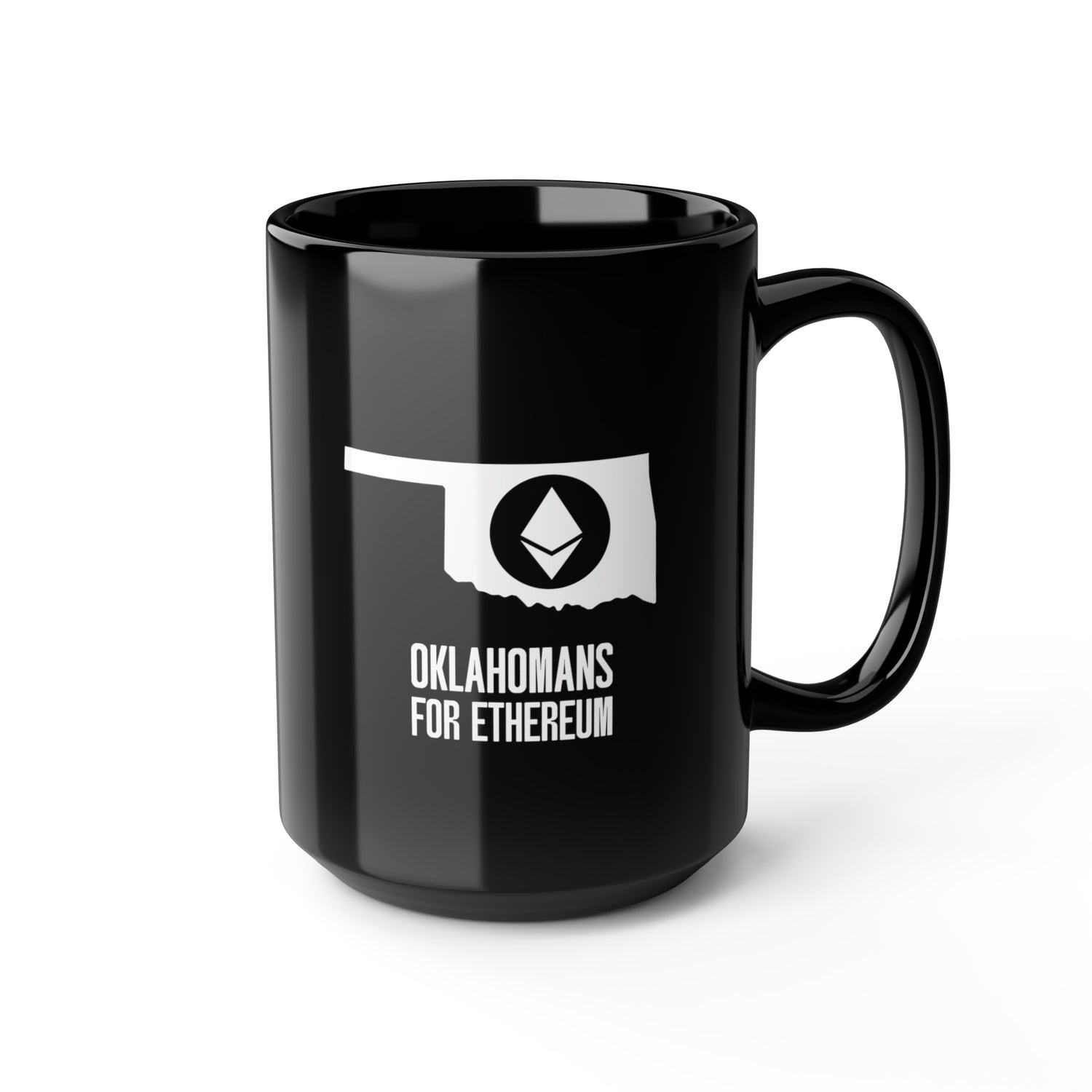 Oklahomans for Ethereum | Black Mug