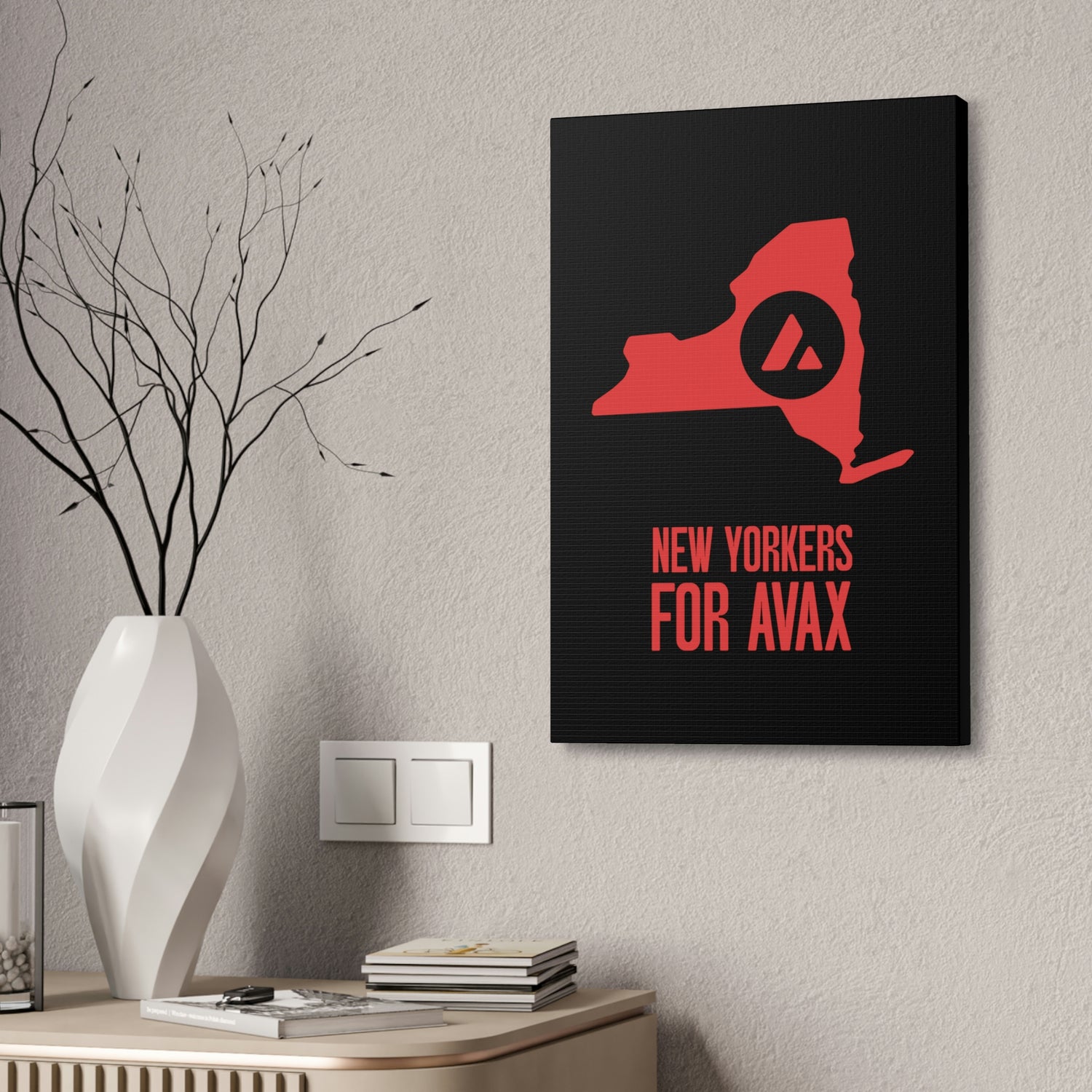 New Yorkers for Avax | Wall Canvas