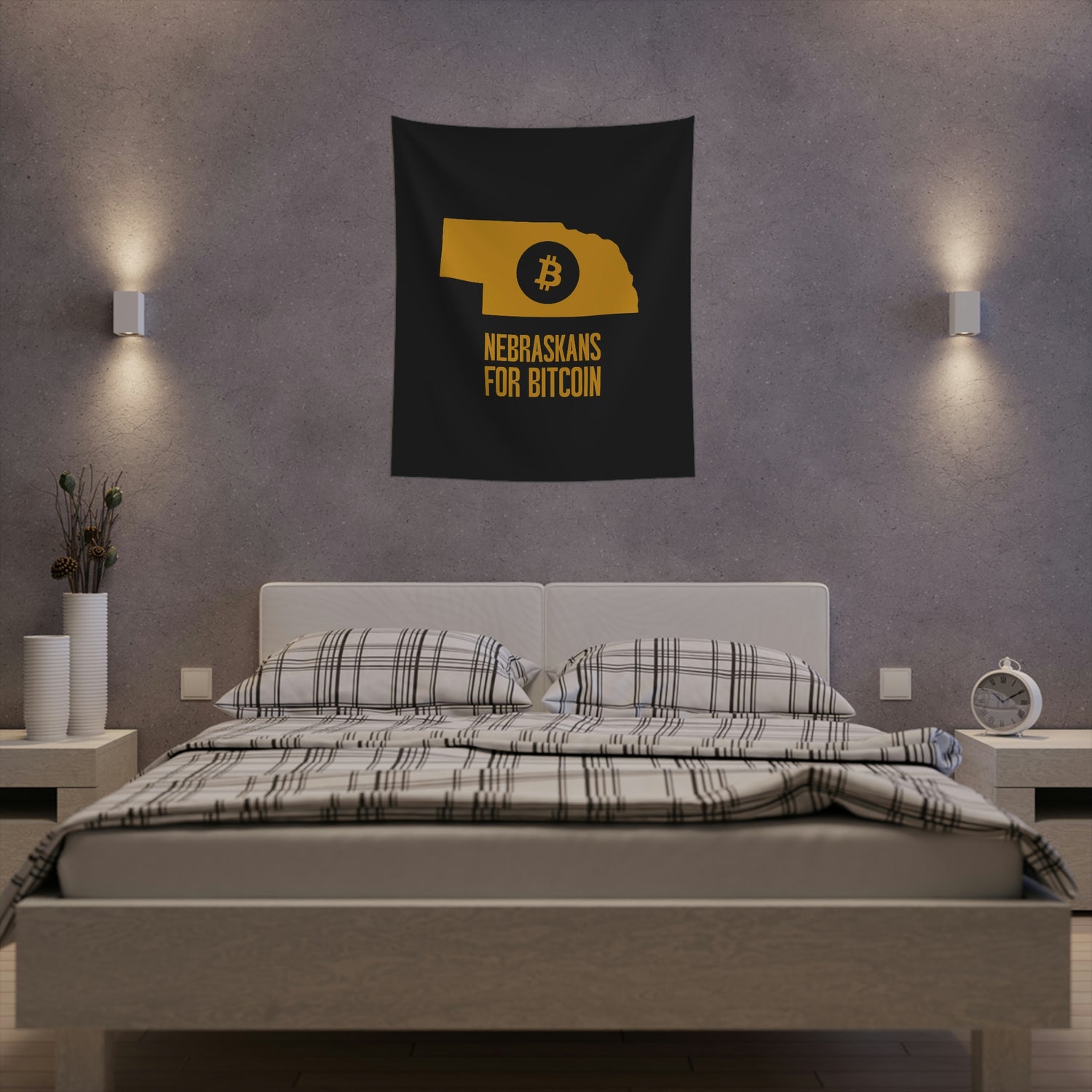 Nebraskans for Bitcoin | Wall Tapestry