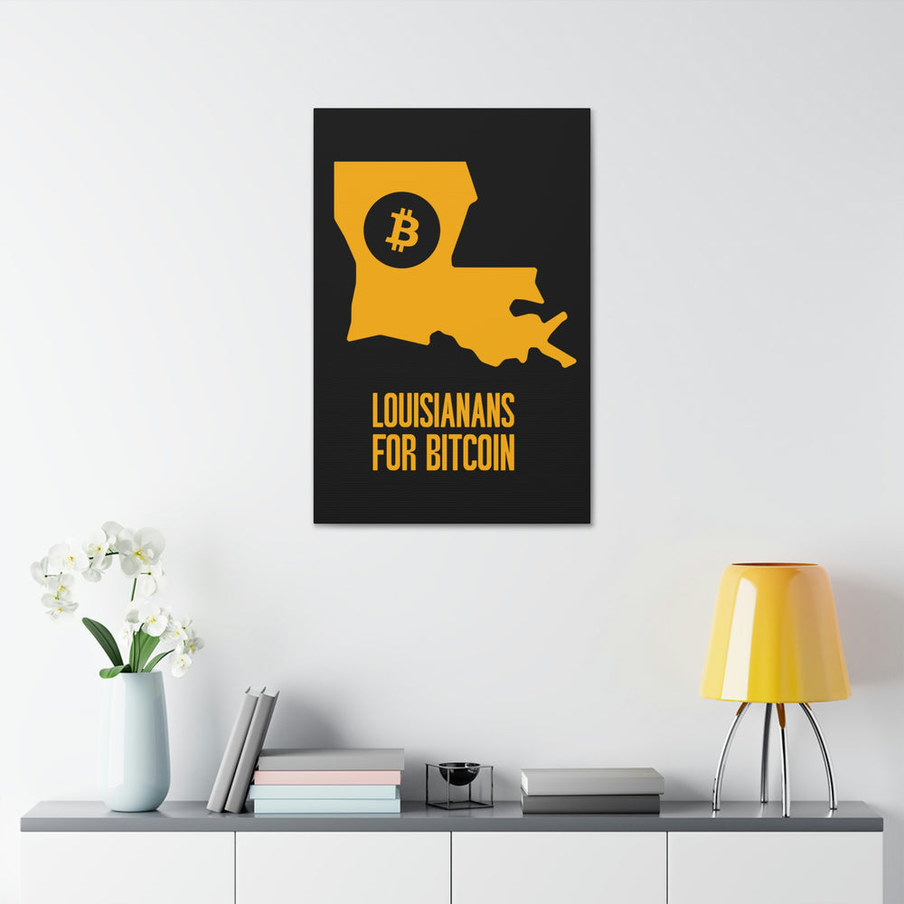 Louisianans for Bitcoin | Wall Canvas