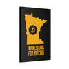 Minnesotans for Bitcoin | Wall Canvas