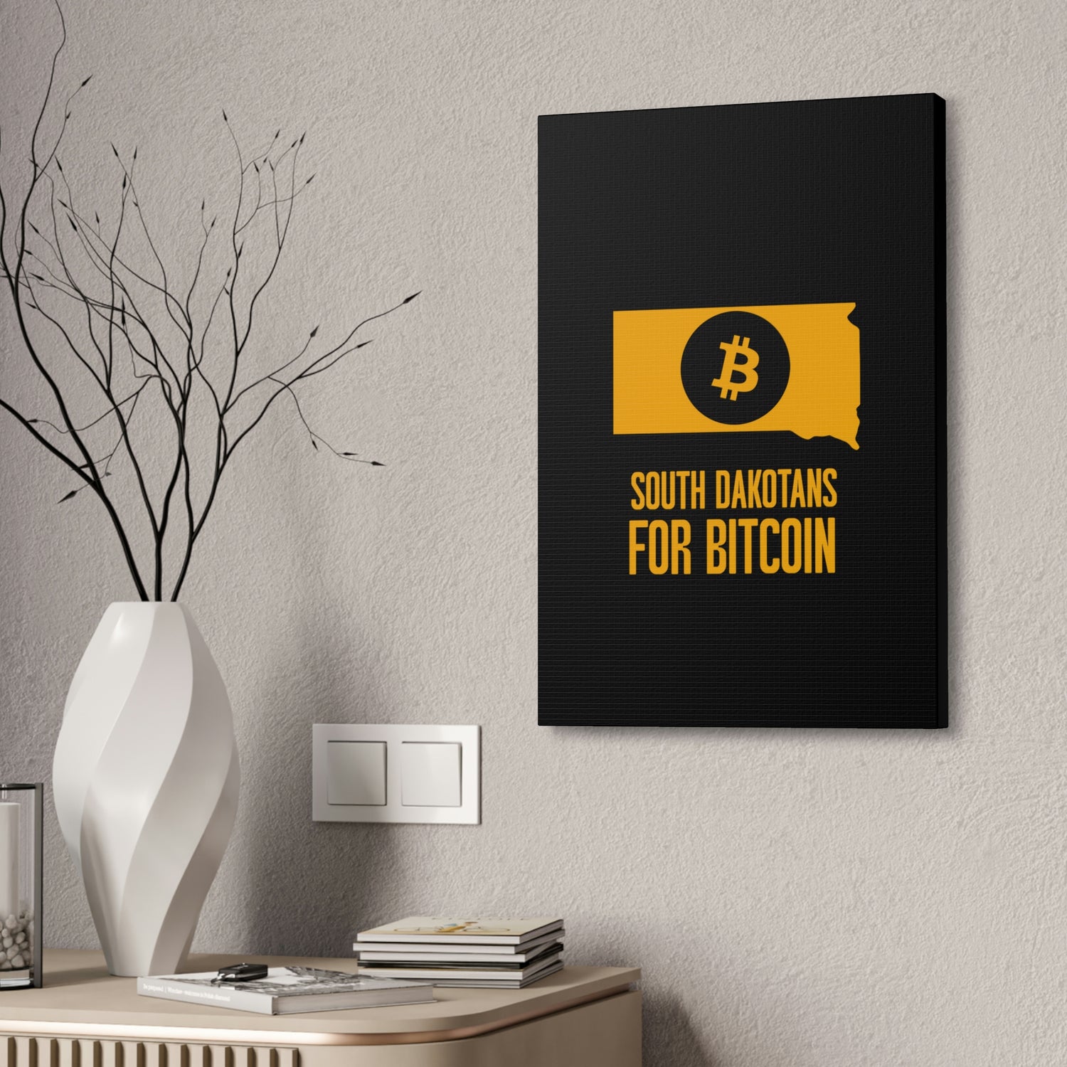 South Dakotans for Bitcoin | Wall Canvas