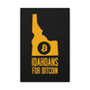 Idahoans for Bitcoin | Wall Canvas