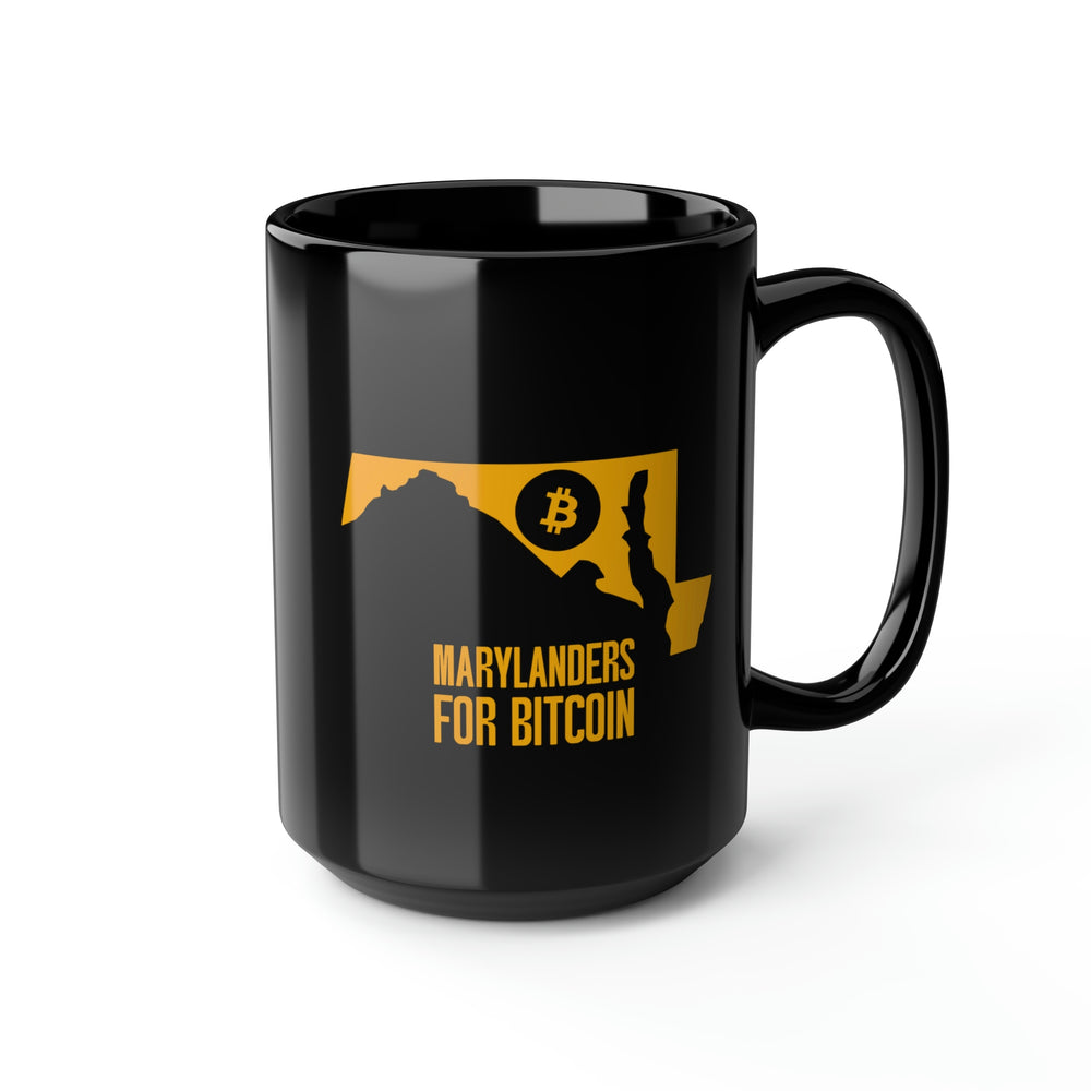 Marylanders for Bitcoin | Black Mug