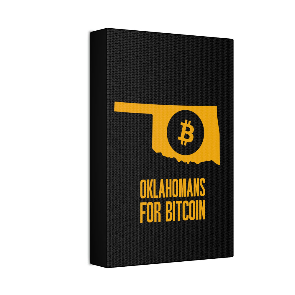 Oklahomans for Bitcoin | Wall Canvas