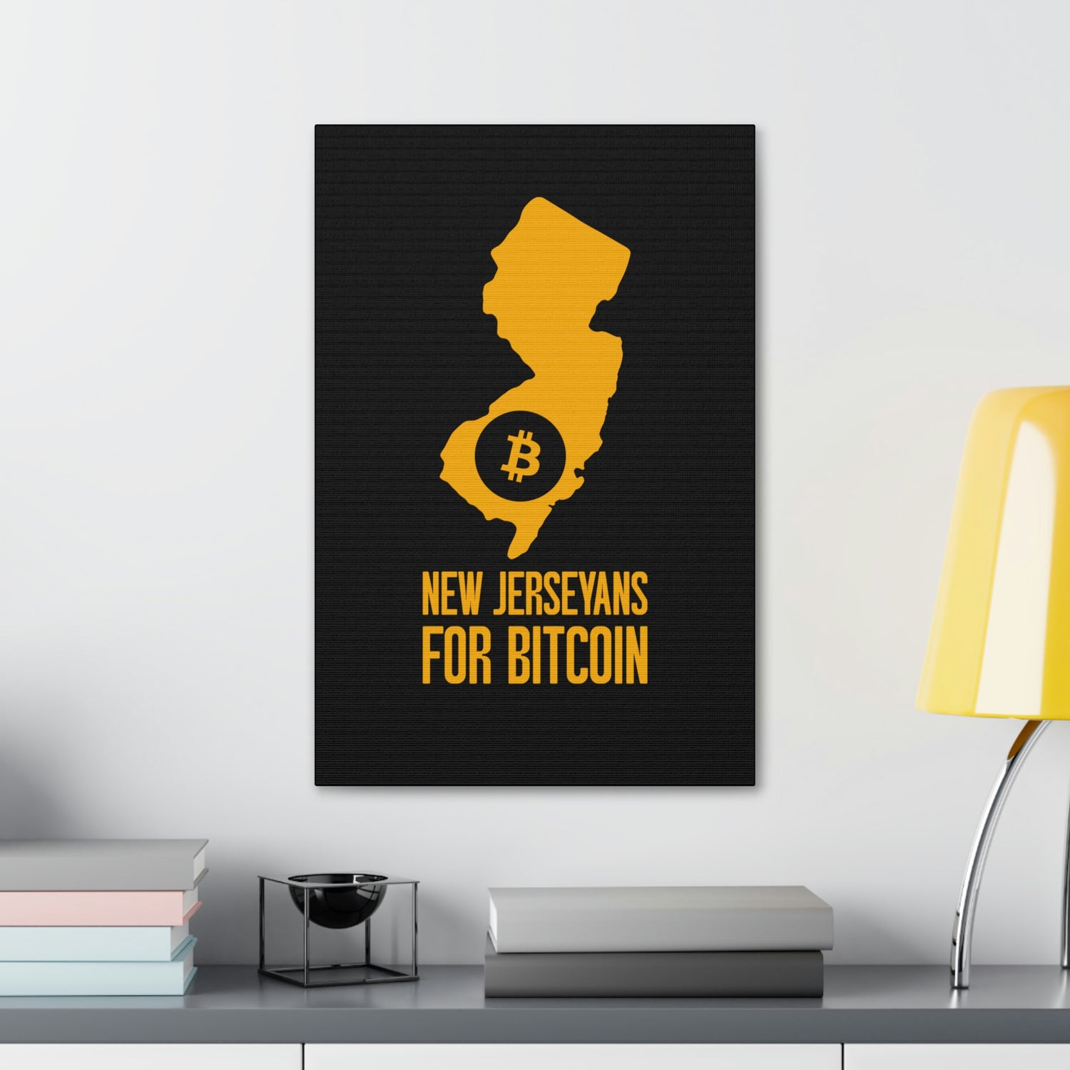 New Jerseyans for Bitcoin | Wall Canvas