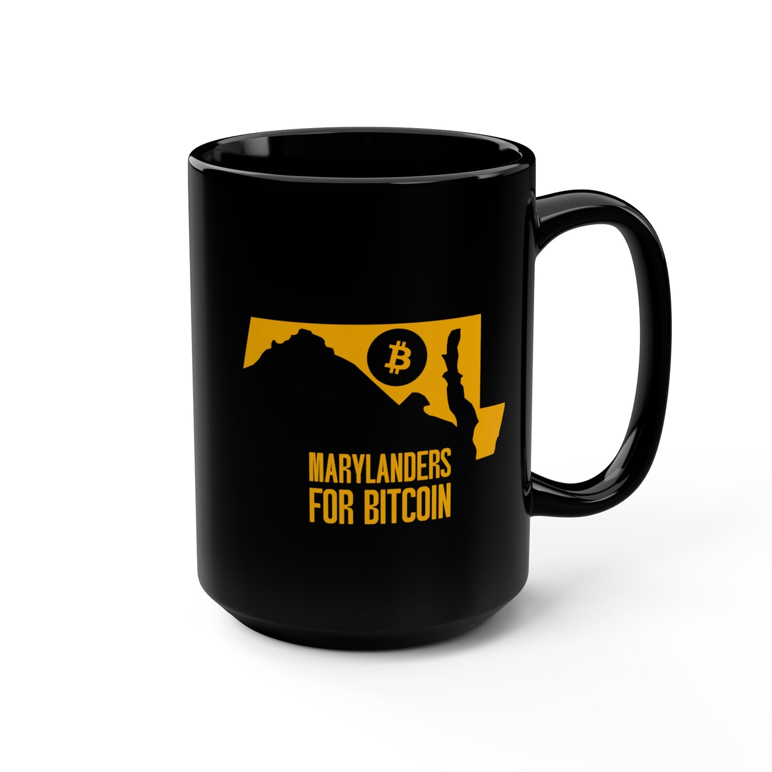 Marylanders for Bitcoin | Black Mug