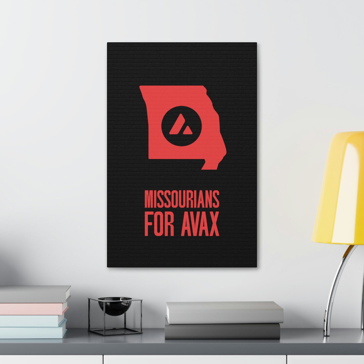 Missourians for Avax | Wall Canvas