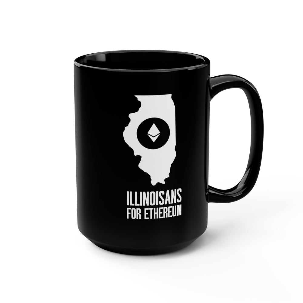 Illinoisans for Ethereum | Black Mug