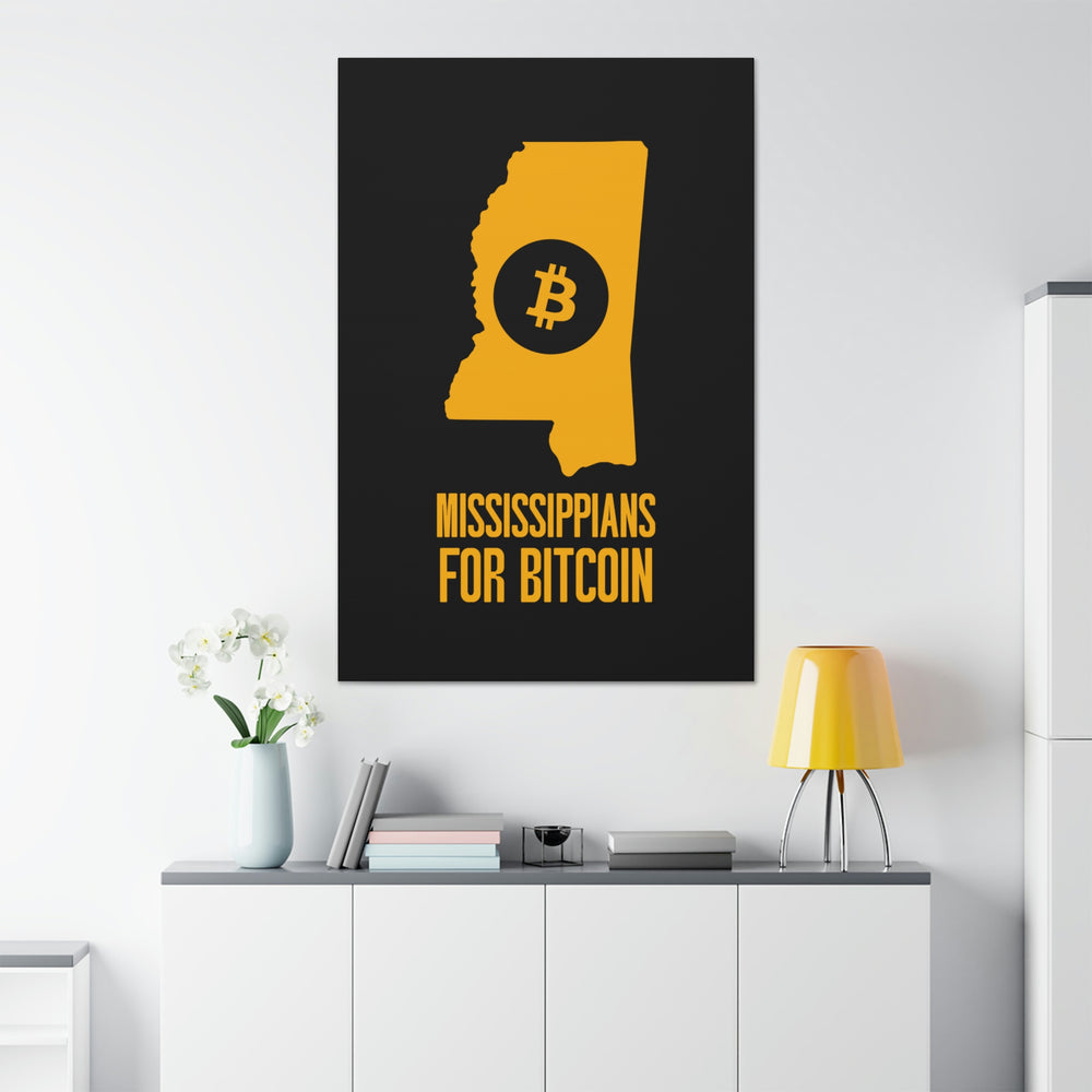 Mississippians for Bitcoin | Wall Canvas