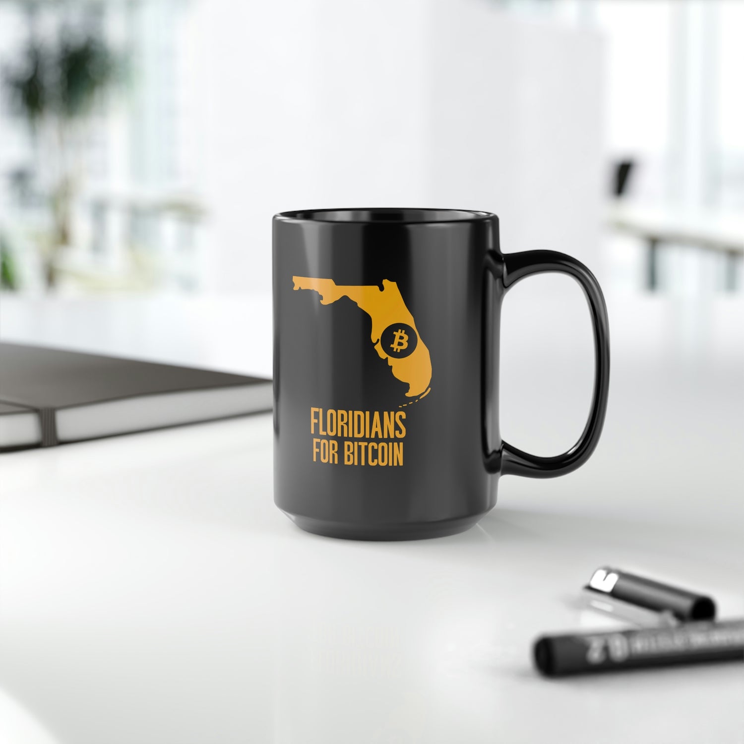 Floridians for Bitcoin | Black Mug