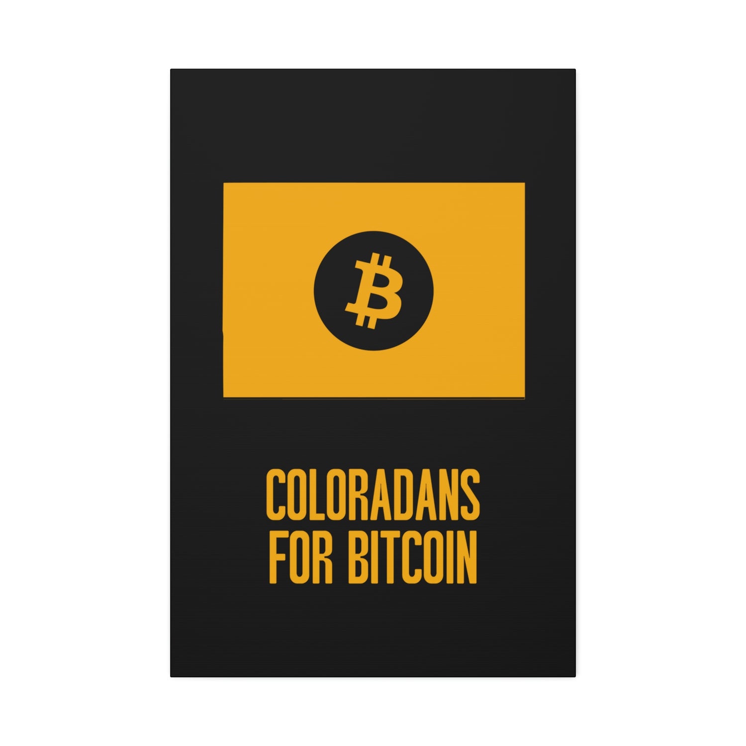 Coloradans for Bitcoin | Wall Canvas