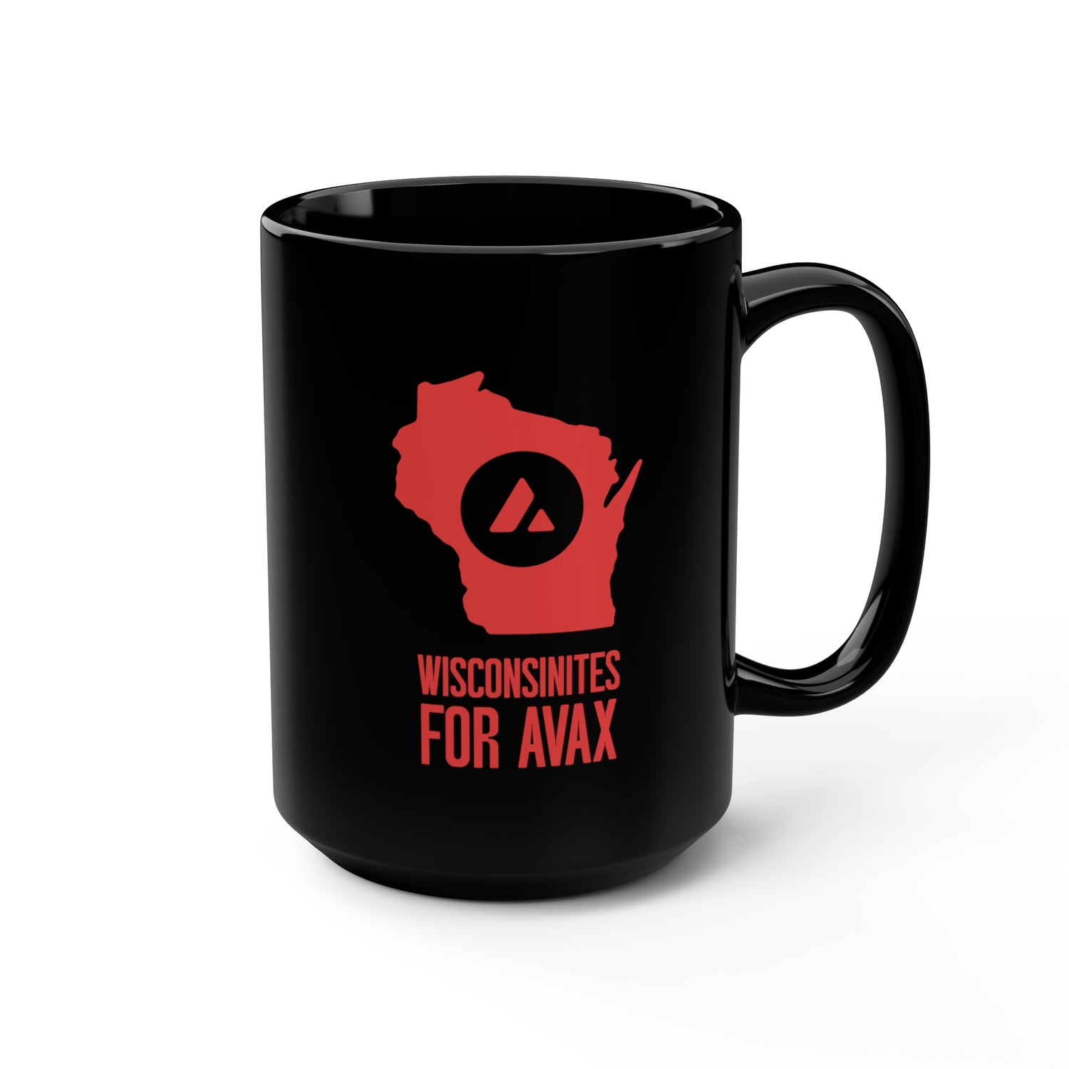 Wisconsinites for Avax | Black Mug