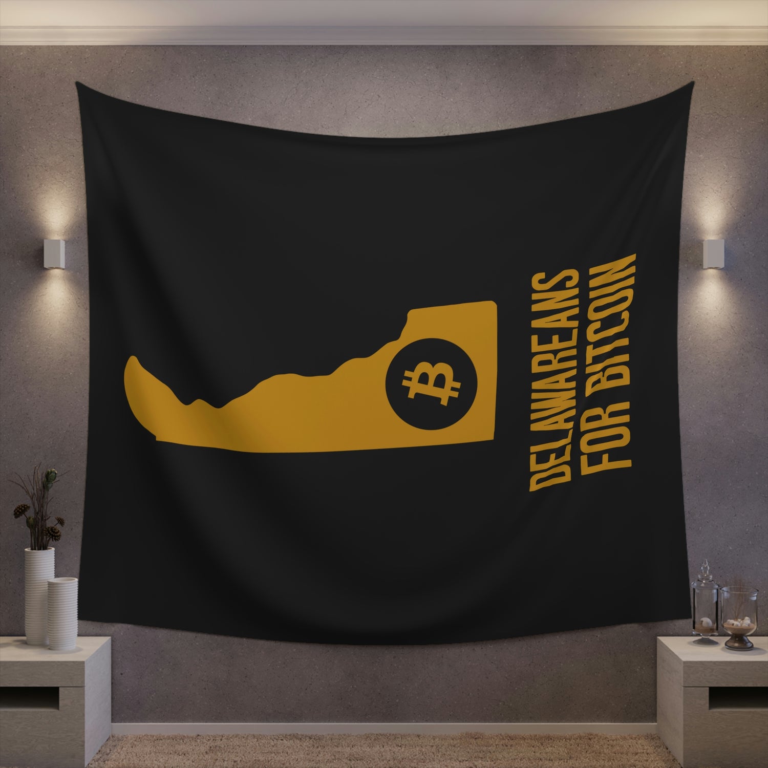 Delawareans for Bitcoin | Wall Tapestry