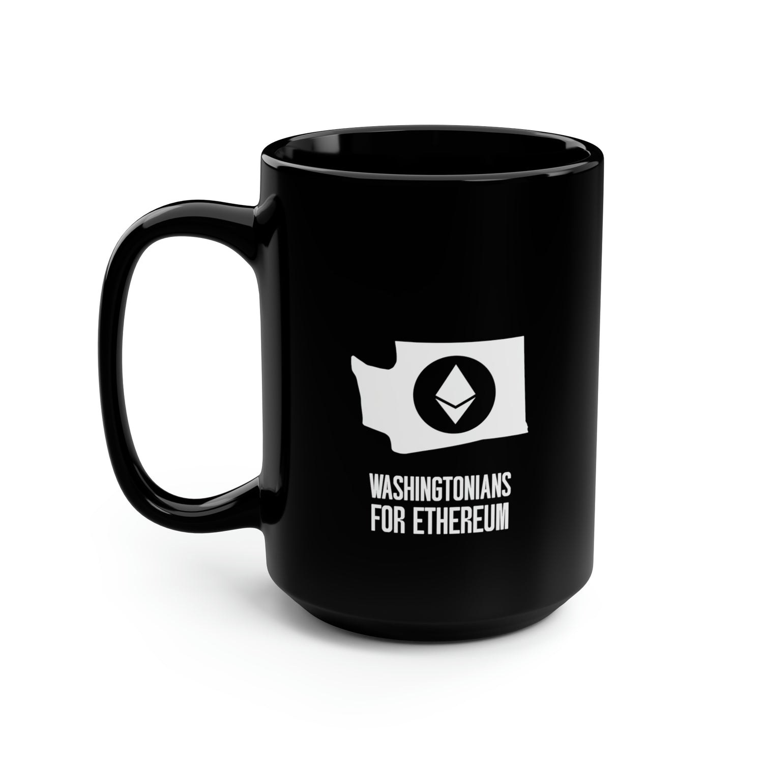 Washingtonians State for Ethereum | Black Mug