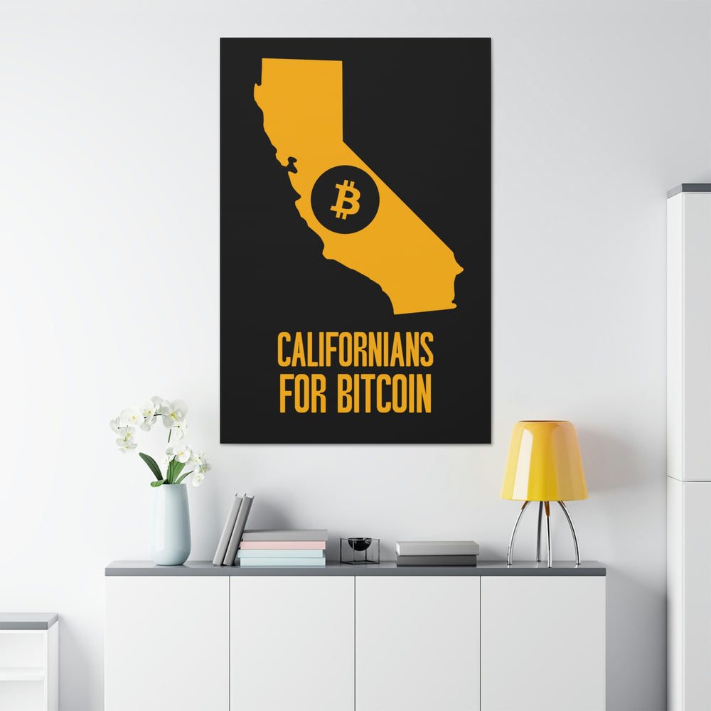 Californians for Bitcoin | Wall Canvas