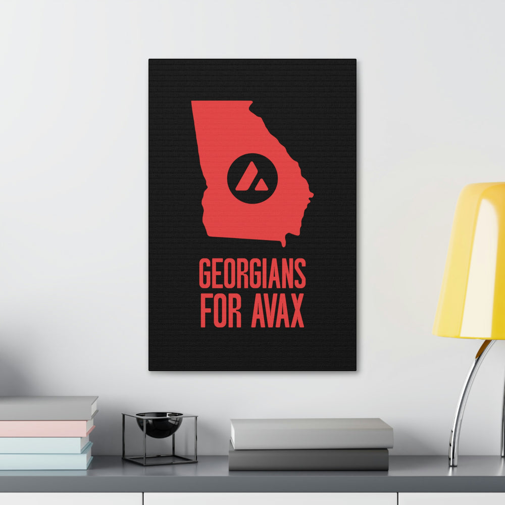 Georgians for Avax | Wall Canvas