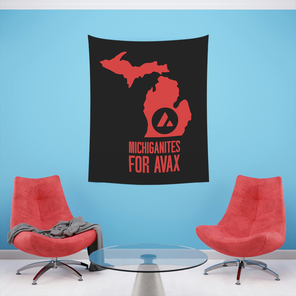 Michiganites for Avax | Wall Tapestry