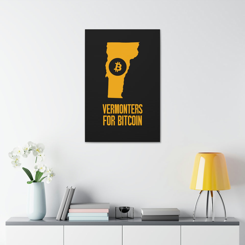 Vermonters for Bitcoin | Wall Canvas