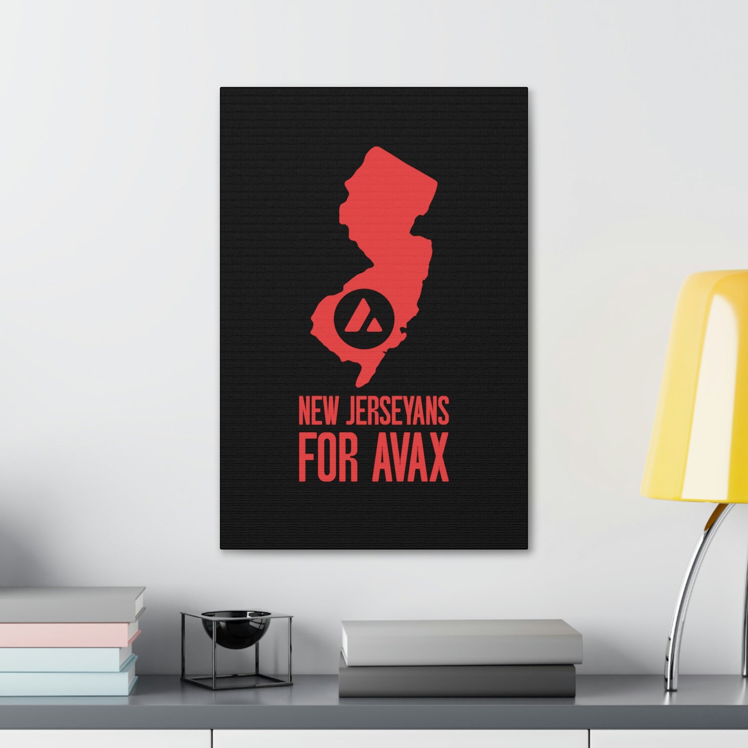 New Jerseyans for Avax | Wall Canvas