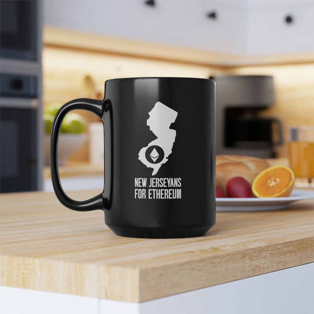 New Jerseyans for Ethereum | Black Mug