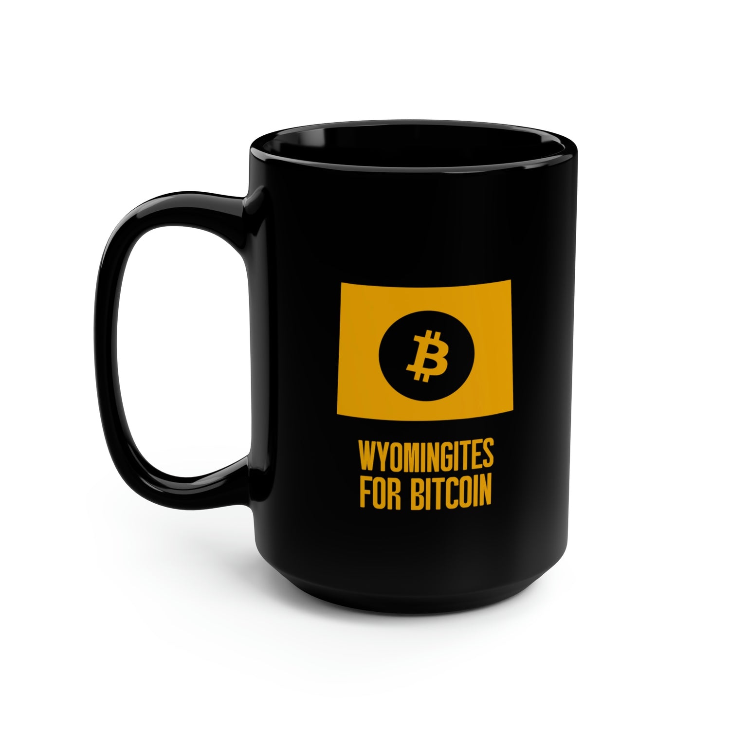 Wyomingites for Bitcoin | Black Mug