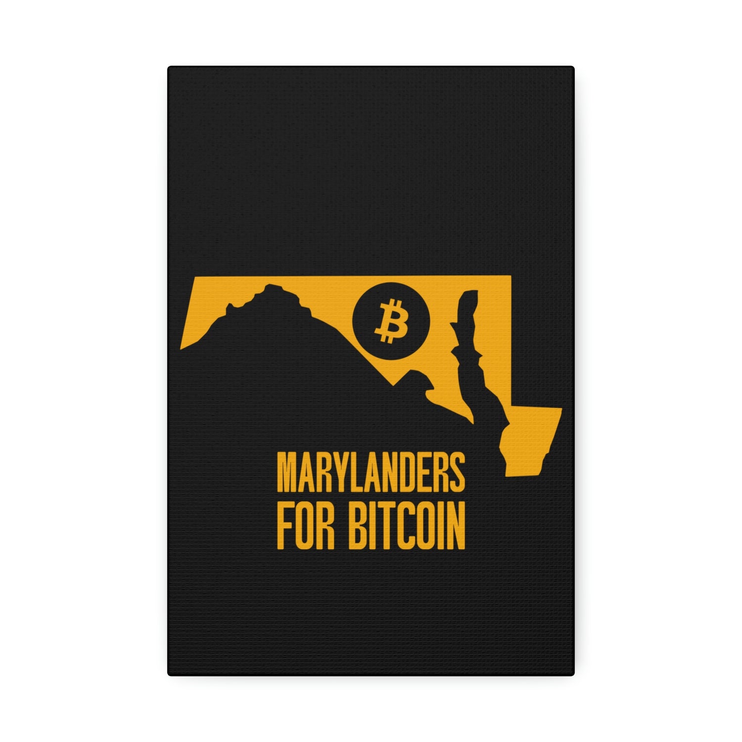 Marylanders for Bitcoin | Wall Canvas