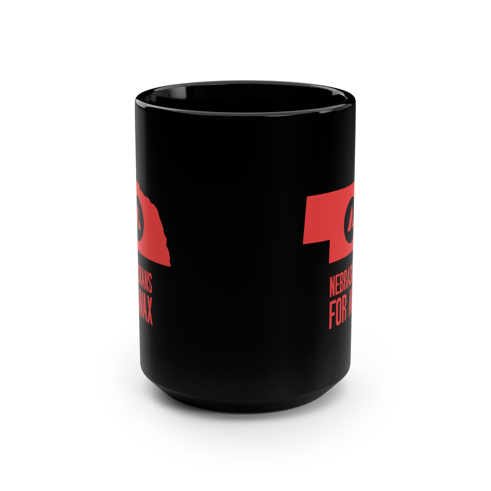 Nebraskans for Avax | Black Mug