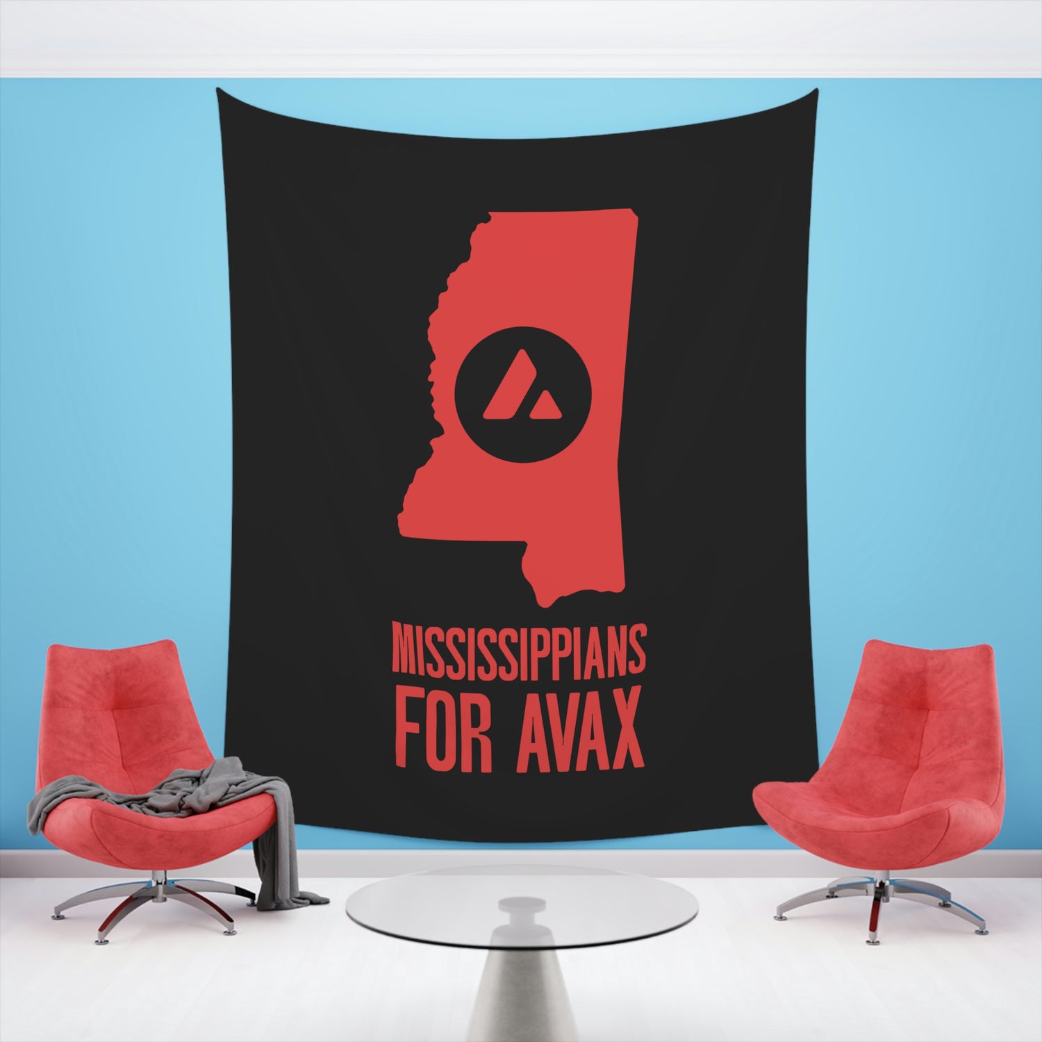 Mississippians for Avax | Wall Tapestry