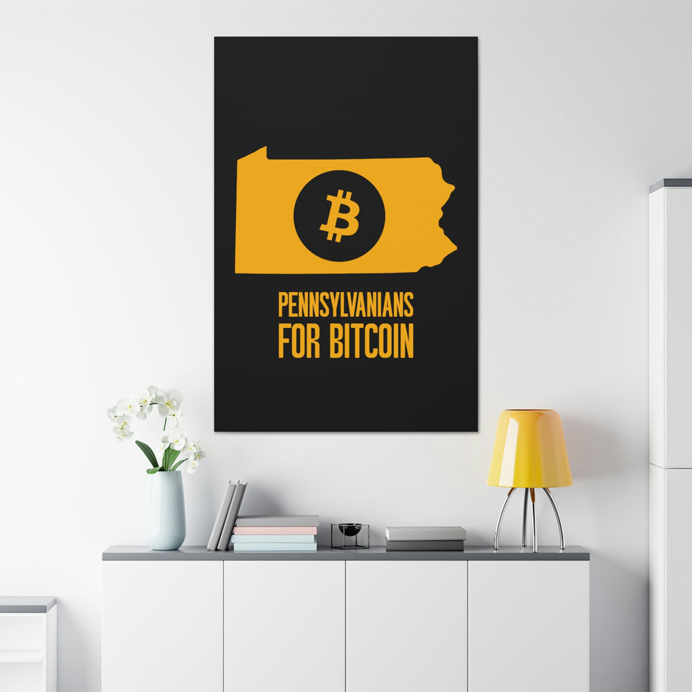 Pennsylvanians for Bitcoin | Wall Canvas